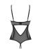 Obsessive - Serena Love Crotchless Teddy - Black - XL/XXL photo-8