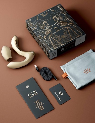Zalo - Talis 可加熱G點吸吮/拍打震動器 - 黑曜石色 照片
