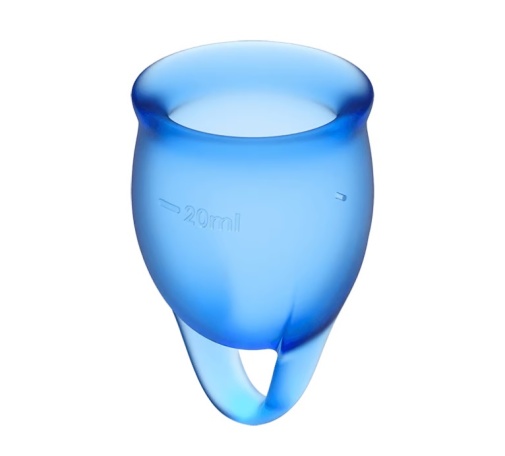 Satisfyer - Feel Confident Menstrual Cup - Dark Blue photo