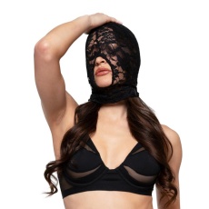 Bedroom Fantasies - Lace Face Mask - Black photo