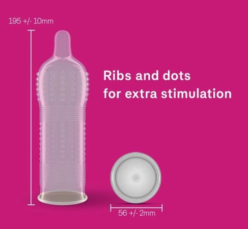 Durex - Pleasuremax Ribbed & Dotted 12's pack photo