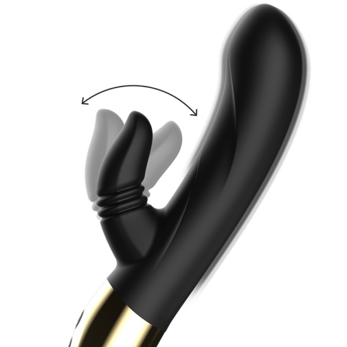 Ibiza - Licking Rabbit Vibrator - Black photo