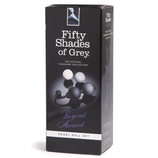 Fifty Shades of Grey - Beyond Aroused Kegel Balls Set - Grey/Black photo