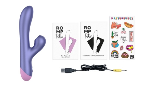 Romp - Pulse Suction Rabbit 阴蒂吸啜兔子按摩棒 - 紫色 照片
