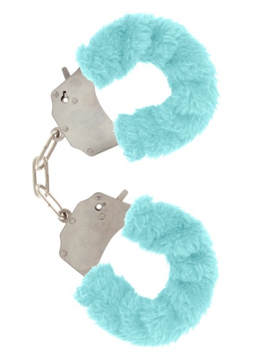 ToyJoy - Furry Fun Cuffs - Aqua photo