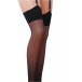 Passion - ST001 Stockings - Black - 3/4 photo