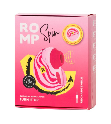 Romp - Spin Clitoral Stimulator - Pink/Red photo
