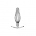 MT - Hollow Anal Plug S - Silver photo