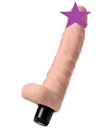 A-Toys - 多段速震動仿真陽具 18cm - 肉色 照片