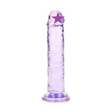 RealRock - 6" 直身仿真假陽具 - 紫色 照片