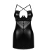 Obsessive - Norides Chemise & Thong - Black - XS/S photo-7