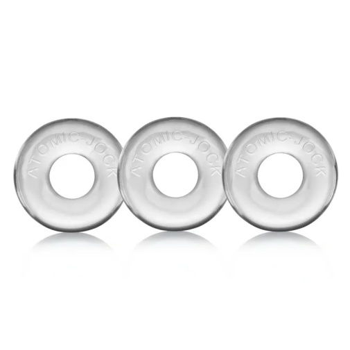 Oxballs - Ringer Cockring 3's Pack - Clear photo