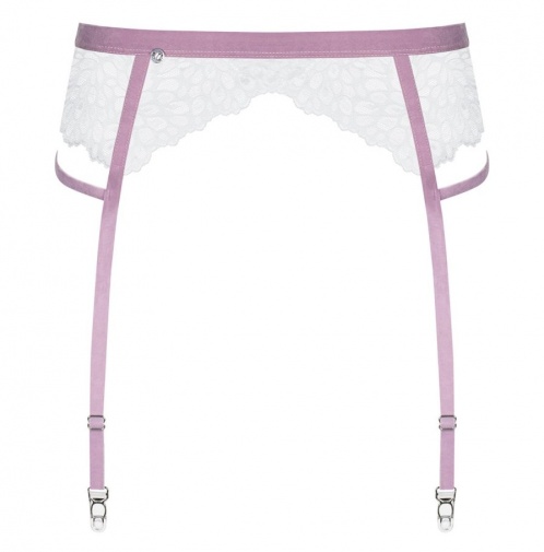 Obsessive - Lilyanne Garter Belt - White - L/XL photo