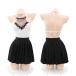 Costume Garden - GB-757 賢妻良母圍裙式連身裙連內褲 - 黑色 照片-3