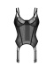 Obsessive - Arrowel Corset - Black - L/XL photo-4