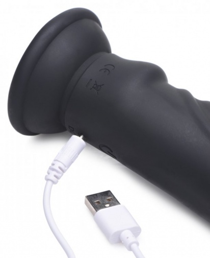 Zeus Electrosex - E-Stim Pro 5X Vibo Dildo - Black photo