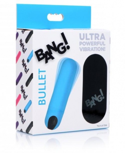 Bang! - 21X Vibro Bullet w Remote - Blue photo
