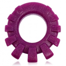 Oxballs - Cock Lug Lugged Cockring - Plum photo