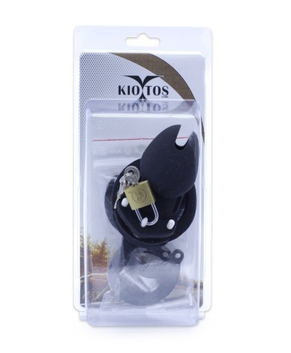 Kiotos - 矽膠製男用貞操鎖 - 黑色 照片