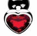 Booty Sparks - Heart Gem Anal Plug M-size - Red photo-2