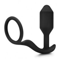 B-Vibe - Snug Plug & Tug Ring - Black photo