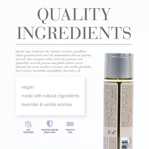 JO - Naturals Massage Oil Lavender & Vanilla - 120ml photo