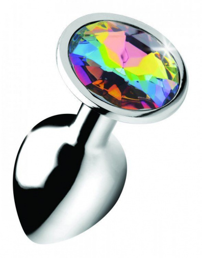 Booty Sparks - Rainbow Prism Gem Anal Plug S-size - Pink photo