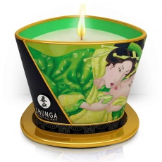 Shunga - 綠茶按摩香薰蠟燭 - 170ml 照片