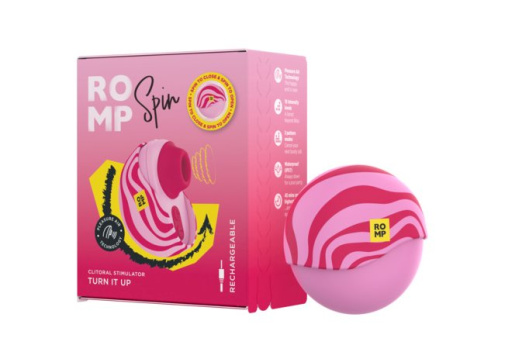 Romp - Spin Clitoral Stimulator - Pink/Red photo