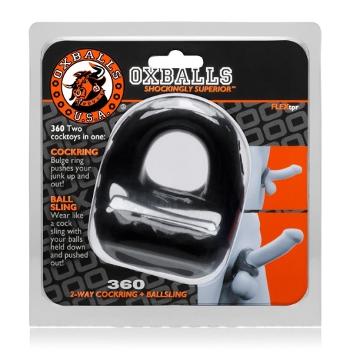 Oxballs - 360 Ballsling Ring - Black photo