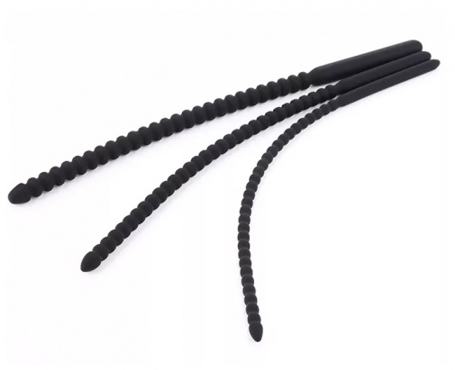 MT - Threaded Urethral Plug L - Black photo