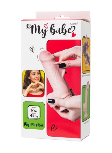 My Babe - 我的珍貴仿真柔軟包皮假陽具 - 肉色 照片
