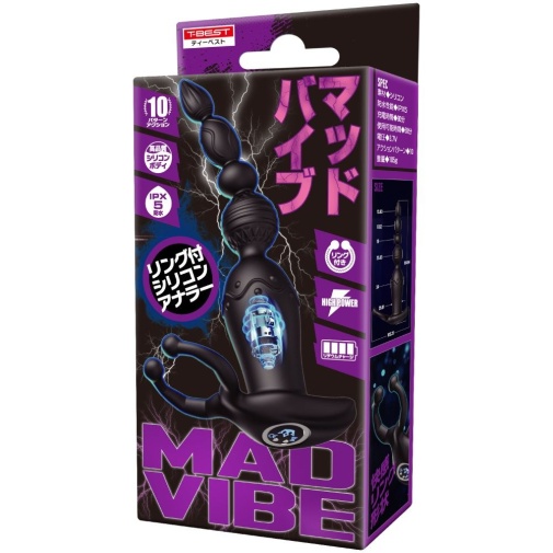 T-Best - Madvibe Prostate Massager - Black photo