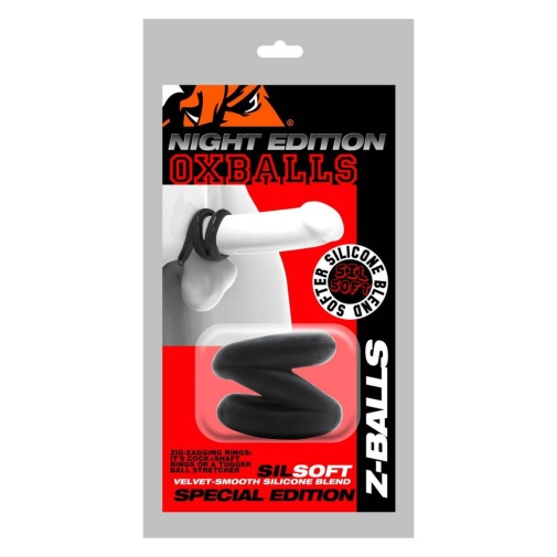 Oxballs - Z-Balls Ballstretcher - Night Black photo