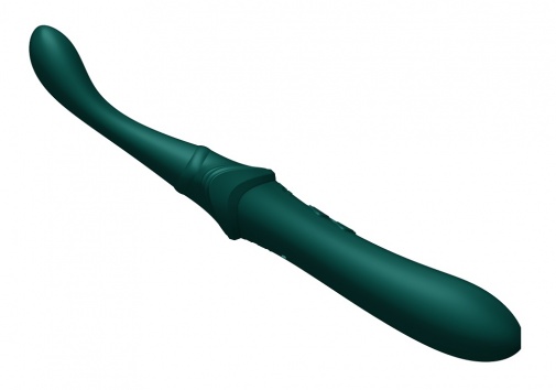 Zalo - Bess 2 Heating Dual Vibrator - Turquoise Green photo