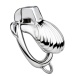 FAAK - Shell Chastity Cage 45mm - Silver photo-5