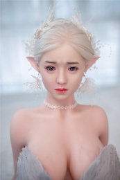 Aerin 動漫風妖精系巨乳女皇 鋼製靈活骨架超柔軟TPE身體仿真性愛娃娃 157 cm (矽膠頭) 照片