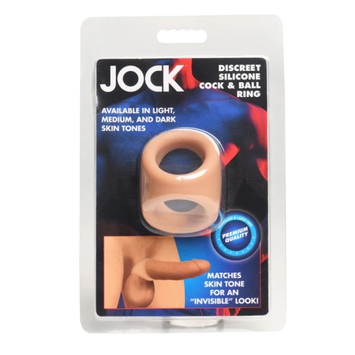Jock - 陰莖及陰囊2重環 - 肉色 照片