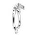 FAAK - Shell Chastity Cage 45mm - Silver photo-14