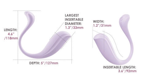 SVAKOM - Phoenix Neo 2 Interactive Egg Vibrator - Pastel Lilac photo