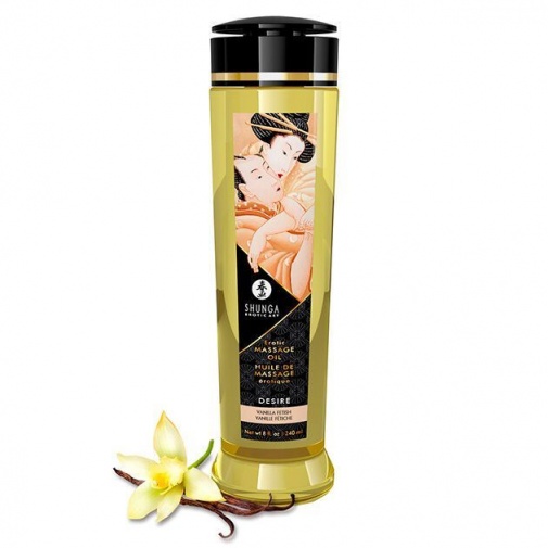 Shunga - Desire Massage Oil Vanilla Fetish - 240ml photo
