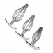 MT - Hollow Anal Plug S - Silver photo-7