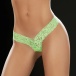 Mapale - 93 Lace Thong - Hot Green - S photo