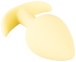 Cuties - Thick Mini Butt Plug - Yellow photo-3