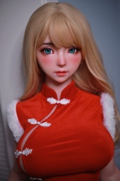  Rikona 動漫仿真實體娃娃，巨乳，超軟矽膠 161 cm（5’3 英尺） 照片