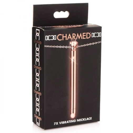 Charmed - 7X Vibro Necklace - Rose Gold photo