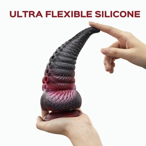 Honey Play Box - Lava Tentacle Dildo - Black photo