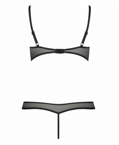 Passion - Heidi Set w Open Bra - Black - S/M photo