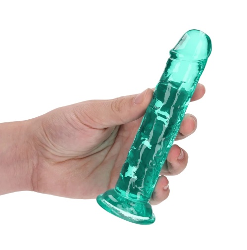RealRock - 6" Straight Realistic Dildo - Green photo