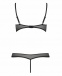 Passion - Heidi Set w Open Bra - Black - S/M photo-6
